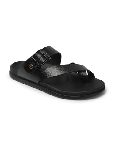 Image of Carlton London Men Comfortable,Flat,Round Toe,Buckle,fashion Sandal for Daily use and Casual use