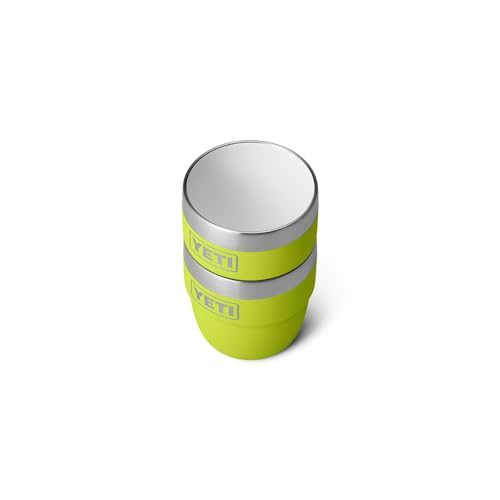 Image of YETI Rambler 4 oz Stackable Cup, Stainless Steel, Vacuum Insulated Espresso /Coffee Cup, 2 Pack