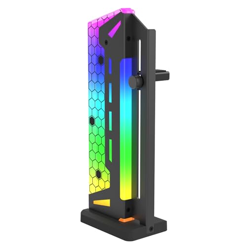 NVRADCHUA ARGB GPU Support Bracket, GPU Brace Support, 5V 3Pin addressable GPU Holder, 5v 3pin RGB...