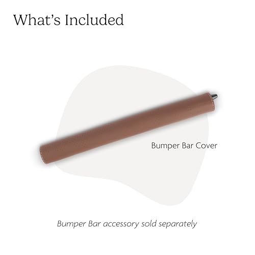 UPPAbaby Leather Bumper Bar Cover - Saddle, 1 Count (Pack of 1) - image 2