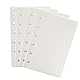 Moterm A7/Taschenplaner-Einsatz, 4er-Pack Binder Notizbücher Organizer Nachfüllpapier, 3,25 x 4,85 Zoll, 100 g/m² dickes Papier (A7/Pocket, blanko/unliniert)