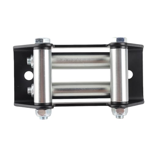 Guide-câble de Rouleau de Câble de Treuil, Guide-câble Universel Côte à Côte, Robuste, Diamètre de Trou de 125mm/5 Pouces, 6,3x2,8x2,4 Pouces