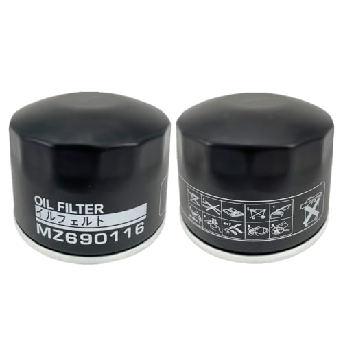 Image of MZ690116 Oil Filter Fit for Mitsubishi 1984-2017 Lancer Galant Outlander Engine (2 Pack)