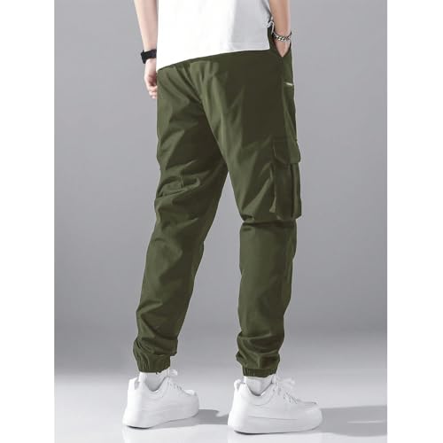 Cargo Pants for Mens Classic-Fit Tactical Sweatpant Lightweight Multi Pockets Work Pant Casual Baggy Sweatpants Men3