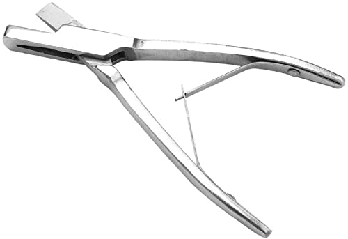 Stainless Steel Animal Ear Notcher - Farm Animal Veterinary Shape Animal Ear notcher plier for Pig Farm Equipment toold,(V Shaped)