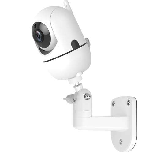 Soporte de monitor de bebé para HelloBaby HB65/HB40/HB6550/HB66/HB6339/HB6550 Pro, ANMEATE SM935E, soporte de pared ajustable de 360° para monitor Hellobaby, dos formas de instalar