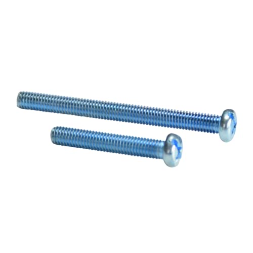 Image of Rely⇒VP INDUSTRIES (Pcs-25) M5x70 mm Pan Combination Head Screw Fastener Bolts High Tensile Carbon Steel 12.9 Grad