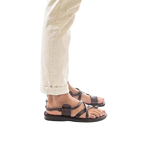 The Good Shepherd Buckle - Leather Toe Loop Sandal - Men Sandals4