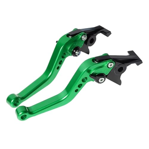 Levier frein moto CNC court réglable vert pour Italika DM200
