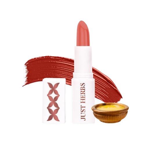 Image of Just Herbs Ayurvedic Lipsticks Half size