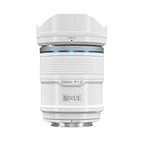 SIRUI Sniper 33mmオートフォーカスレンズ、F1.2広角APS-CカメラレンズA5 A6 A7 FX A9 ZV-Eシリーズ(Eマウント、ホワイト)