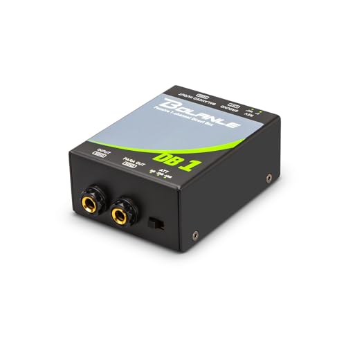 Bolanle Passive 1-Channel Direct Box DI for Guitar, Bass...