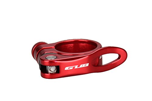 Gub Cx18 Aluminum Alloy Bicycle Seatpost Clamp Quick Rlease Bike Seatpost Clamp (Red, 31.8Mm) #TOP18