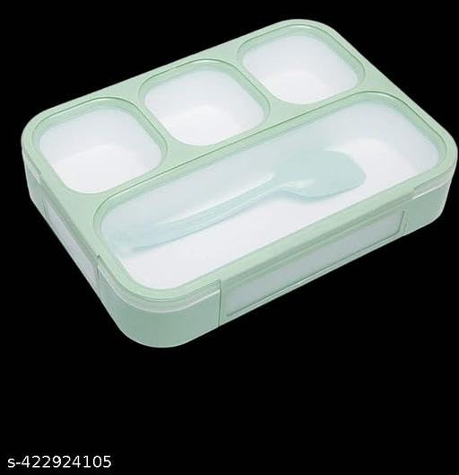 Image of Lunch Box Multipurpose use of Kids, Office, School, College etc. Lunch Box Set of 1 Pic - 1100 ML|Type -394 for Home and Kitchen