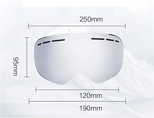 NO BRAND Vasos antideslumbrante Gafas esquí Gafas