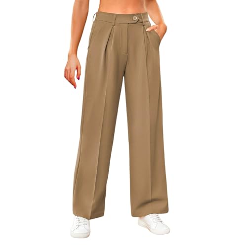 Pantalon décontracté pour femmes qui ne serre pas la taille pour le travail