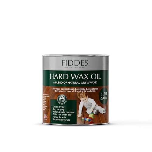 Fiddes Satin Finish Hard Wax Oil 250 ml Clear