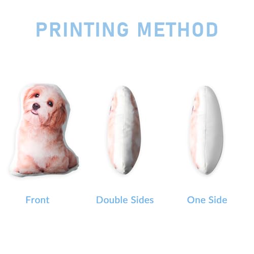 Personalisiertes Haustier- und Charakter-Kissen – 10/20/30/50/75 cm – Bedrucken – Lustiges Fotogeschenk für Freund