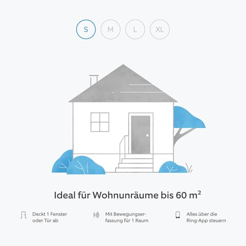 Ring Alarm-Set - S | Alarmanlage für Haus & Wohnung mit WLAN und Sensoren | Alarm-Benachrichtigungen direkt auf dein Smartphone | haustierfreundlich | Funktioniert mit Alexa
