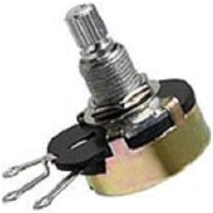 25-Ohm 3-Watt Rheostat - 5% Tolerance - Wirewound Variable Resistor Potentiometer