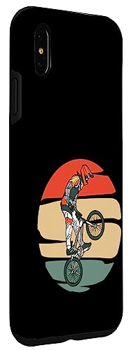 Coque pour iPhone XS Max Vélo BMX Rider Free Style Cadeau pour hommes, femmes et enfants – vue 3