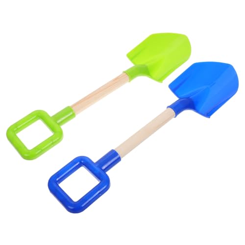 Garneck 2Pcs Outdoor Beach Shovel Lightweight Handle Snow and Tools for Sandbox Play and
