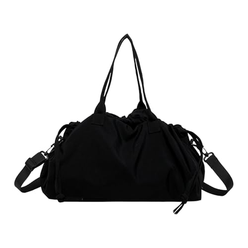 Bolso de hombro tipo bandolera informal Hobo, bolso cruzado de gran capacidad, bolso de moda con asa superior para mujer, regalo de compras para el trabajo (negro)