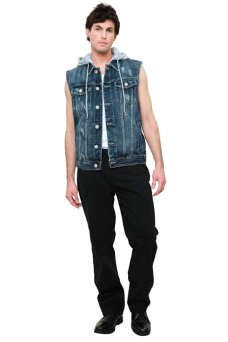 Image of VICTORIOUS Rocker Denim Jean Vest Jacket
