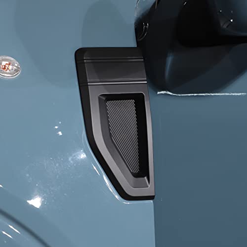 Front Side Fender Vents Air Outlet Cover Trim Compatible with Ford Maverick 2022-2025 Pickup Truck Car Exterior Decoration Accessories (Matte black)