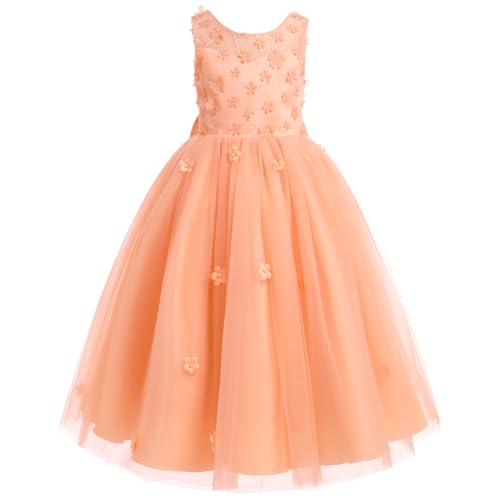 Robe pour anniversaire de fille fleurie et fluide pour un goûter élégant
