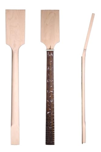 Manche basse érable et touche palissandre 24 frettes au design soigné