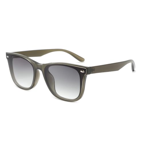 Lunettes de soleil homme anti éblouissement avec monture ovale confortable