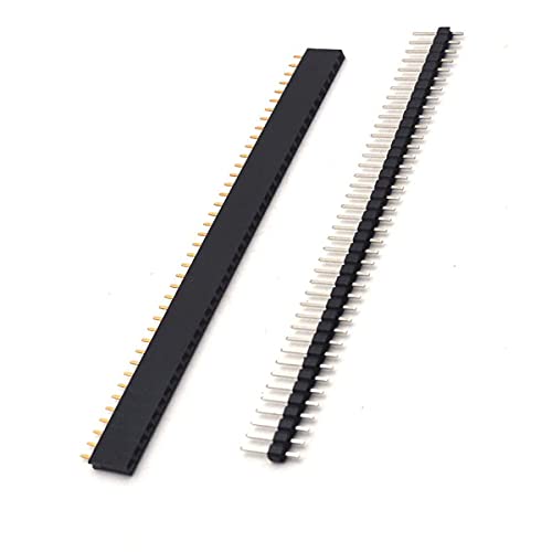 Conector Header 40 Pines Macho y Hembra 2.54mm Fila Simple miniatura 2