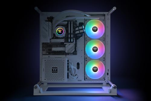 Image of Thermaltake TH420 V2 ARGB Sync /AlO Liquid Cooler /Fan 140mm*3 /PWM 500~1800 RPM /Mirror Waterblock /MB ARGB Sync Control /White, CL-W378-PL14SW-A