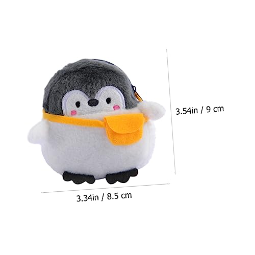 2pcs Cartoon Penguin Coin Lady Makeup Bag Earphone Pouch Coin Storage Container2
