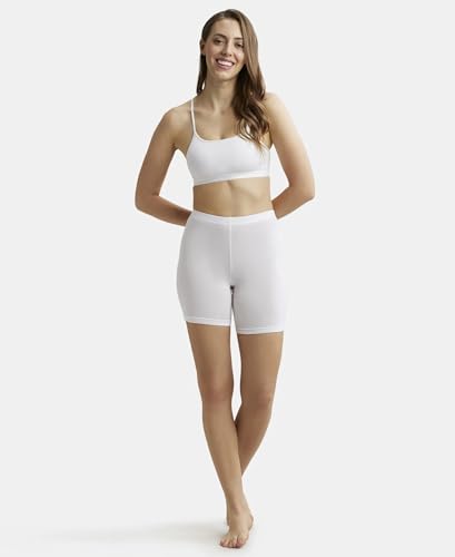 Image of Jockey 1351 Women Super Combed Cotton Elastane Stretch Multiway Styled Crop Top with Adjustable Straps and StayFresh Treatment