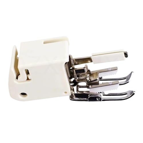 Lasitech 1 Jeu de Pied-de-biche à entraînement par Double entraînement 5 mm avec Tige de Guidage 214875014 for Machines à Coudre Brother, Singer, Janome et Home...