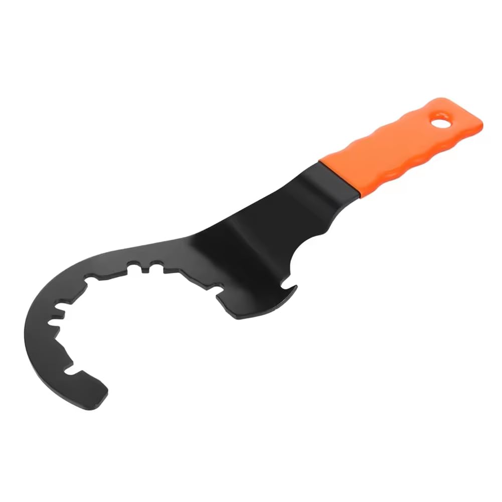 Aundhegrtt As Shown Heavy Duty Sink Drain Wrench Universal Design For All 4, 6, 8 Tab Locknuts In Steel Construction