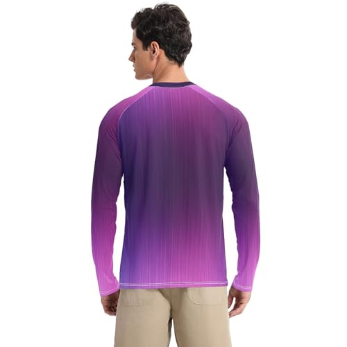 Men Sun Shirts Men's Rash Guard Shirts UPF 50+ Protection Crew Neck Long Sleeve Shirt Camouflage2