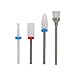 Produktbild HAIK 4pcs keramische Nagel-Bohrer-Satz Pedicure & Maniküre Bohrer Kit Ersatzbohrer for elektrische Nagel-Bohrgerät professionelle Fräser Maniküre
