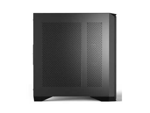 Gabinete para PC KM7B Full Tower, compatible con Micro-ATX/ATX/E-ATX, 13 bahías para HDD, refrigeración líquida de 360/280 mm, panel frontal magnético, color negro miniatura 5