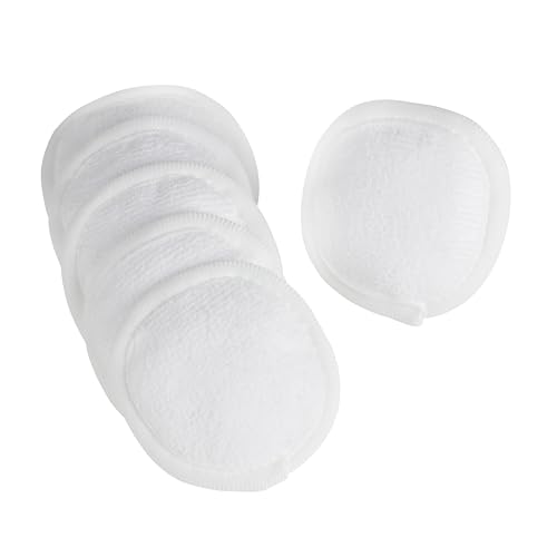 TWEEZERMAN Almohadillas de maquillaje reutilizables (6 piezas, bolsa lavable para todo tipo de pieles, residuo cero, sostenible), blanco - imagen 2