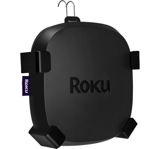 IFCASE Metal Mount Compatible with Roku Ultra for Wall/Back of TV (Black)