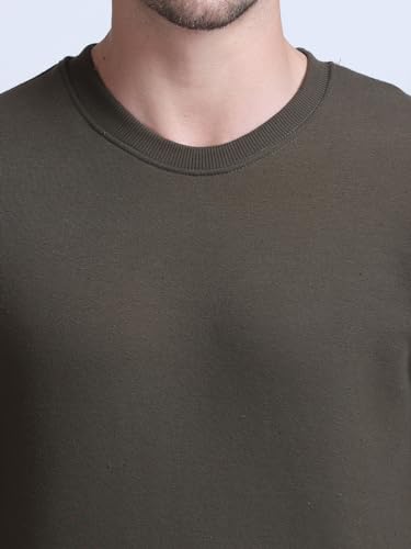 Image of SPUNN Men's Cotton Round Neck Full Sleeves Sweatshirt.