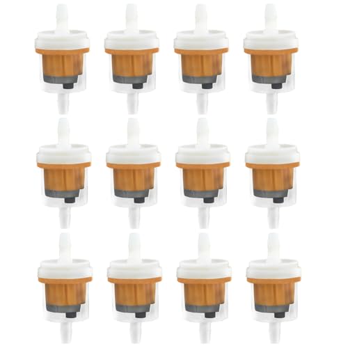 12 Uds 4 * 30mm filtro de combustible filtro de gasolina filtro de combustible diésel Universal filtro de combustible de gasolina para coche Auto motocicleta cortacésped Trike Quad