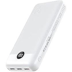 Cargador Portatil 30000Mah Samsung Power Bank VEGER 30000mAh Bateria Externa Power Bank con Pantalla LED Bateria Portatil USB C Carga rapida PD 20W QC 3.0 con 2 Entradas y 4 Salidas Compatible con iPhone, Samsung, Huawei, Tableta y más.