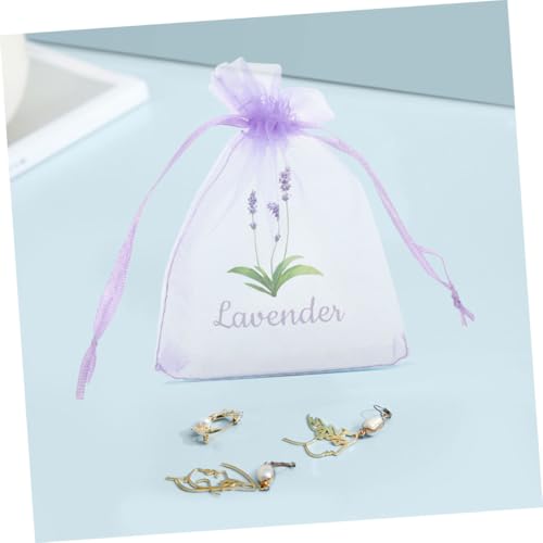 Levemolo 20 bolsas de sachet de lavanda de malla miniatura 3