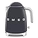Smeg 50’s Style Retro Range Breakfast Set, 1.7L 3000W Kettle and Multi-Functional Control 2-Slice 950W Toaster, Slate Grey, KLF03GRUK/ TSF01GRUK
