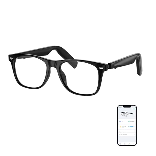 GetD Gafas Bluetooth, gafas inteligentes de oreja abierta, lentes de sol polarizadas...