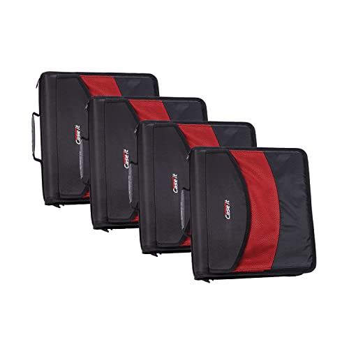 Case-it Dual 2-in-1 Zipper Binder with Pencil Pouch
